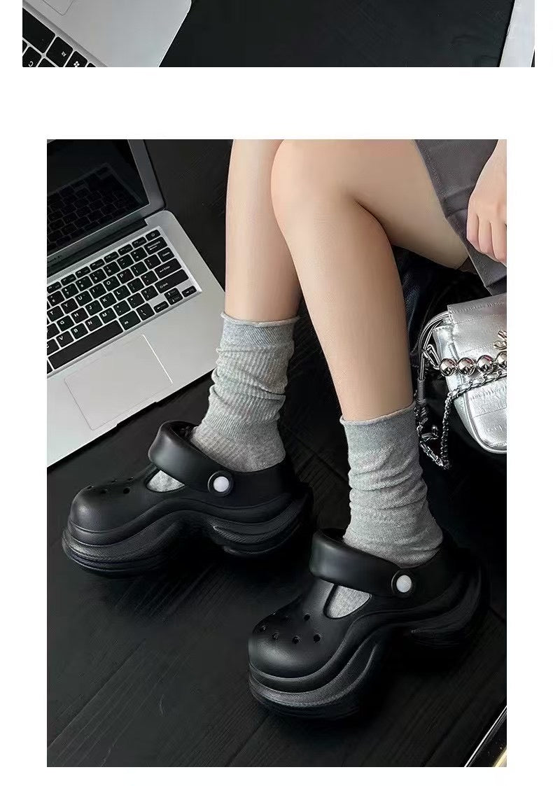 UTUNE 2025 Thick-Soled Convertible Clogs – Ultra Light & Height-Boosting