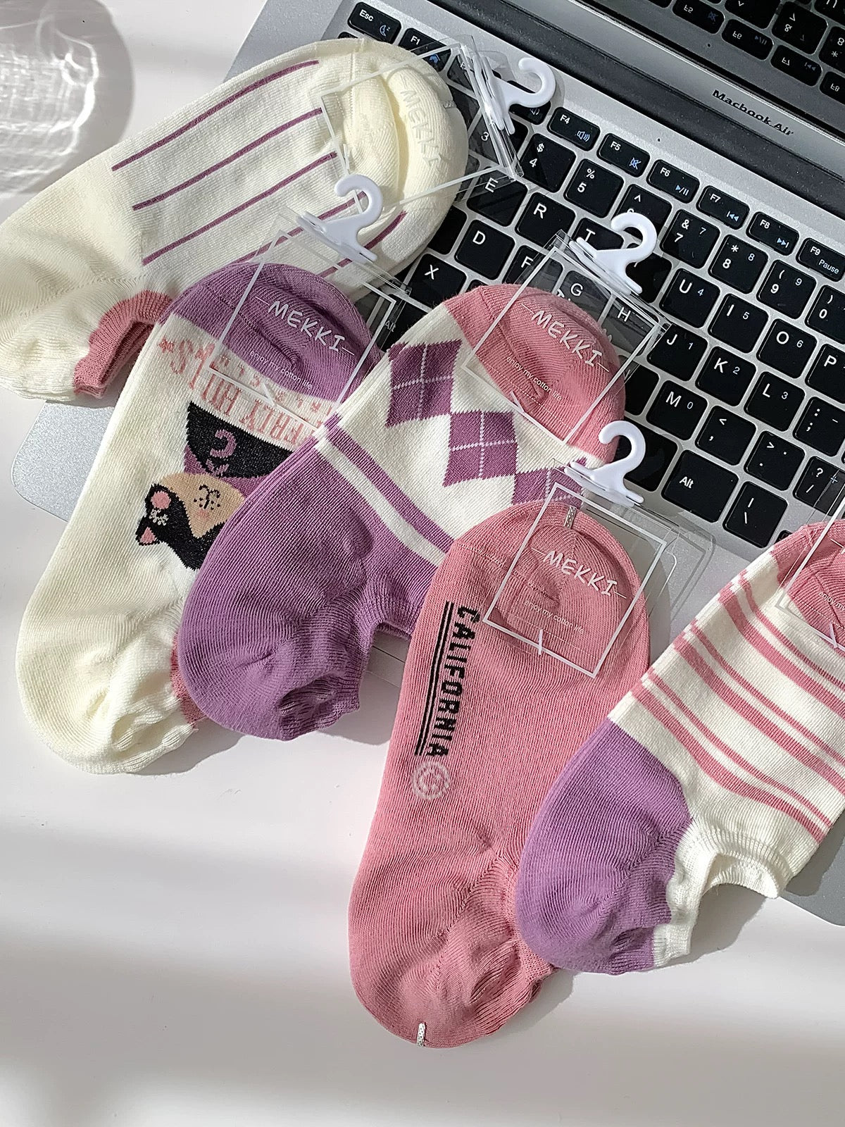 SOCK04 – Cute Low-Cut / Kawaii Boat Socks Mix Pack