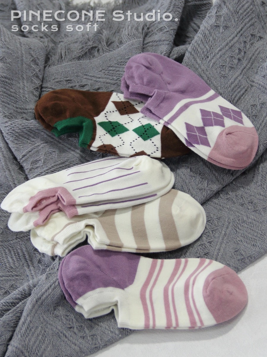SOCK04 – Cute Low-Cut / Kawaii Boat Socks Mix Pack